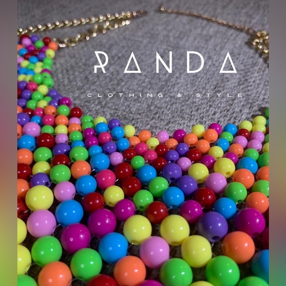 Rainbow Bead Necklace - Picture 3 of 3
